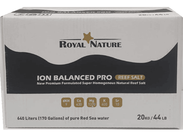 Ion Balanced Pro Reef Salt 20 kg. Carton Box Royal Nature