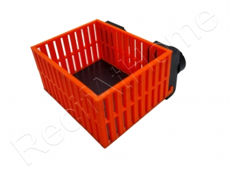 Magntic Mushroom Basket - Nano Media Baskets Aquaprint ORange Lxlxh 9,5x7,5x5cm