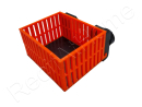 Magntic Mushroom Basket - Nano Media Baskets Aquaprint ORange Lxlxh 9,5x7,5x5cm