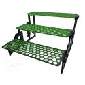 Large Hex  HONEY 3 Tier Adjustable with Underglow Adjustable Frag Racks Aquaprint VErt