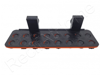 16 Hole Rack and Plugs Twist-Loc Racks Aquaprint Orange
