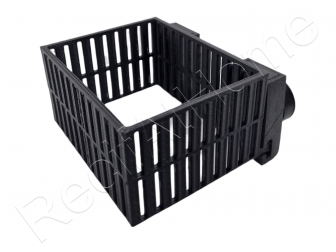 Magntic Mushroom Basket - Nano Media Baskets Aquaprint Noir  Lxlxh 9,5x7,5x5cm