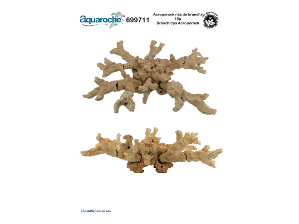 Set 60x35x35 cm Acroporock 699711