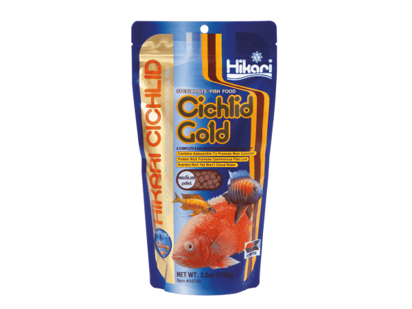 HIKARI CICHLID GOLD MEDIUM 100 GRAMMES COULANT