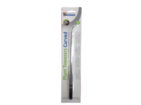 SF INOX PINCE A PLANTES 27CM COURBÉ