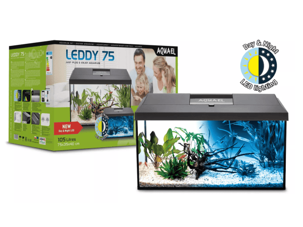 AQUARIUM LEDDY 75 NOIR 2.0 BIO 105L