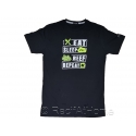 T-shirt EAT SLEEP REEF BLACK taille au choix