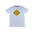 T-shirt FISH ADDICT WHITE taille au choix