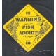 T-shirt FISH ADDICT BLACK taille au choix