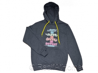 Sweat capuche EAT SLEEP REEF REPEAT ROYAL GREY taille au choix