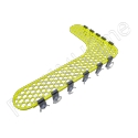 40cm Corner Honeycomb Single Color Racks Aquaprint Jaune