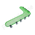 40cm Corner Honeycomb Single Color Racks Aquaprint Vert Fluo