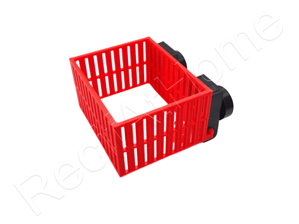 Magntic Mushroom Basket - Nano Media Baskets Aquaprint Rose/transparent Lxlxh 9,5x7,5x5cm