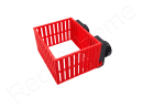 Magntic Mushroom Basket - Nano Media Baskets Aquaprint Rose/transparent Lxlxh 9,5x7,5x5cm