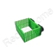 Magntic Mushroom Basket - Nano Media Baskets Aquaprint vert Fluo/transparent Lxlxh 9,5x7,5x5cm