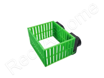 Magntic Mushroom Basket - Nano Media Baskets Aquaprint vert Fluo/transparent Lxlxh 9,5x7,5x5cm