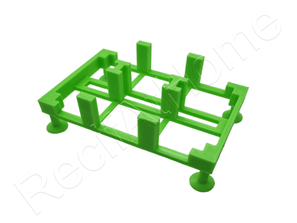 2 Brick Stand Bio Brick Stands Aquaprint Vert fluo Lxlxh 12x7,5x3 cm