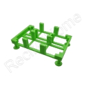 2 Brick Stand Bio Brick Stands Aquaprint Vert fluo Lxlxh 12x7,5x3 cm