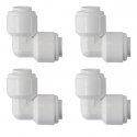 Ecotech Marine Push to connect Elbows (4pack)