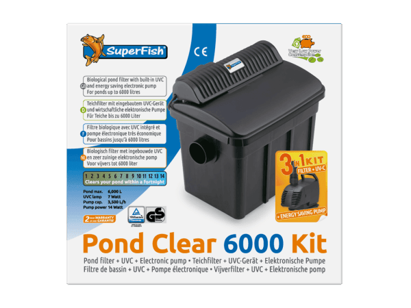 Super fish PONDCLEAR KIT 6000